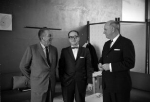 World's Fair Display with Walt Disney and Henry Ford II